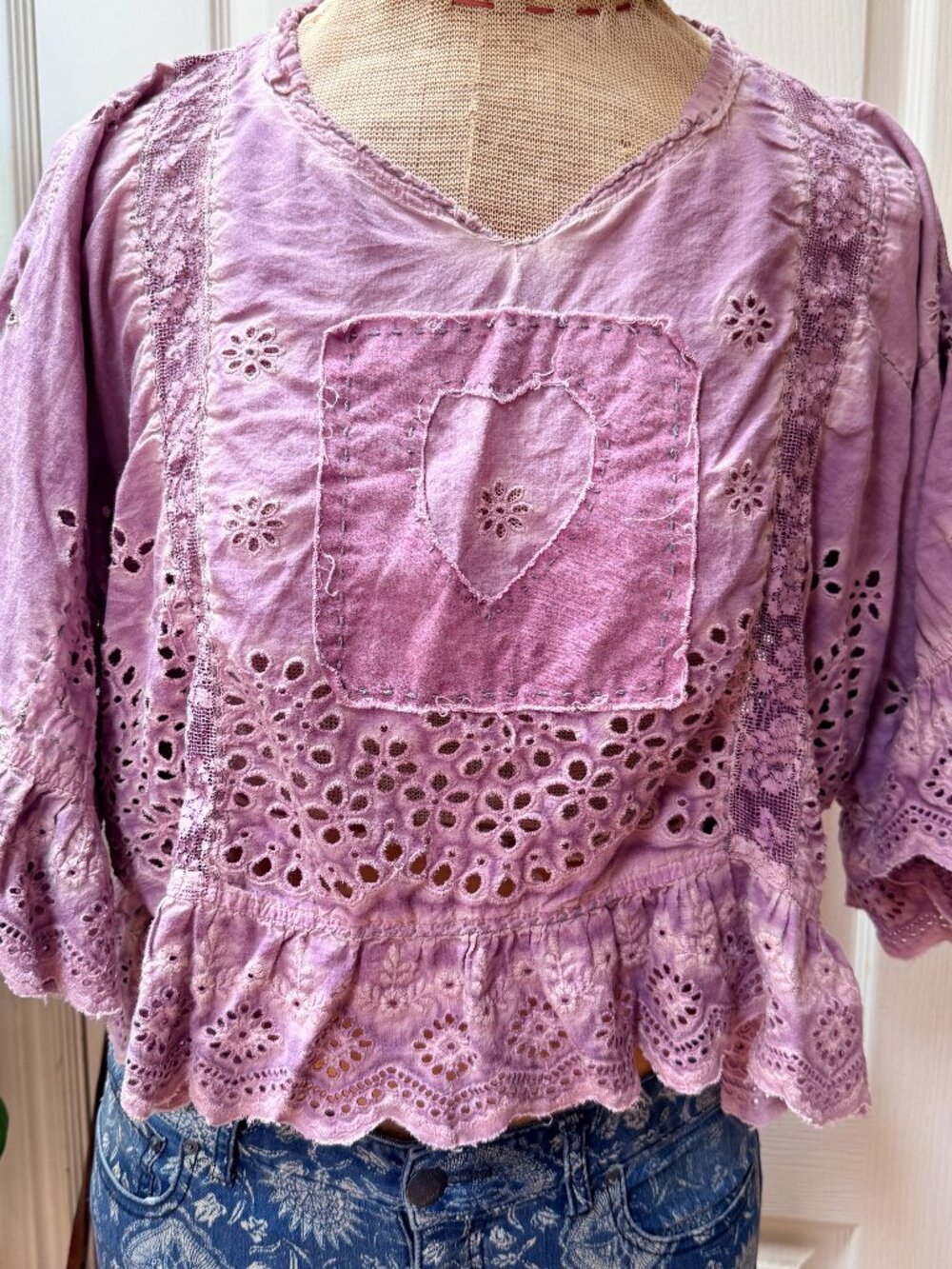 Magnolia Pearl Eyelet Rosemary Blouse